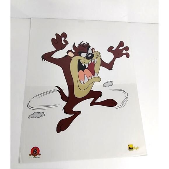 Tasmanian Devil Rare Fine Artwork Fan Cel Looney Tunes WB Limited Edition - Picture 1 of 6
